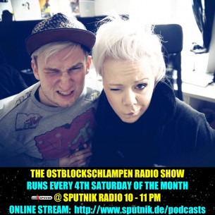 Hey Folksssssss... we start our new RADIO SHOW!!!!!
THE OSTBLOCKSCHLAMPEN RADIO SHOW
RUNS EVERY 4TH SATURDAY OF THE MONTH
@ SPUTNIK RADIO 10 - 11 PM